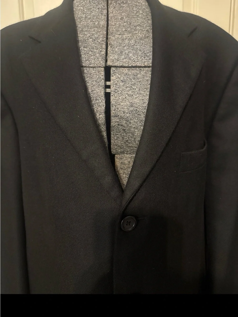 John W. Nordstrom Black Men's Three-Button Sport Coat